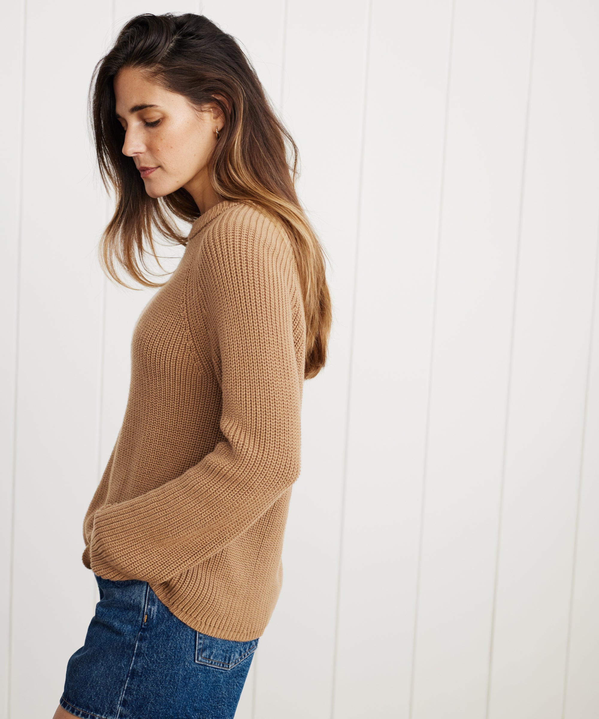 Jenni Kayne Women's Cotton Fisherman Sweater Size X-Large