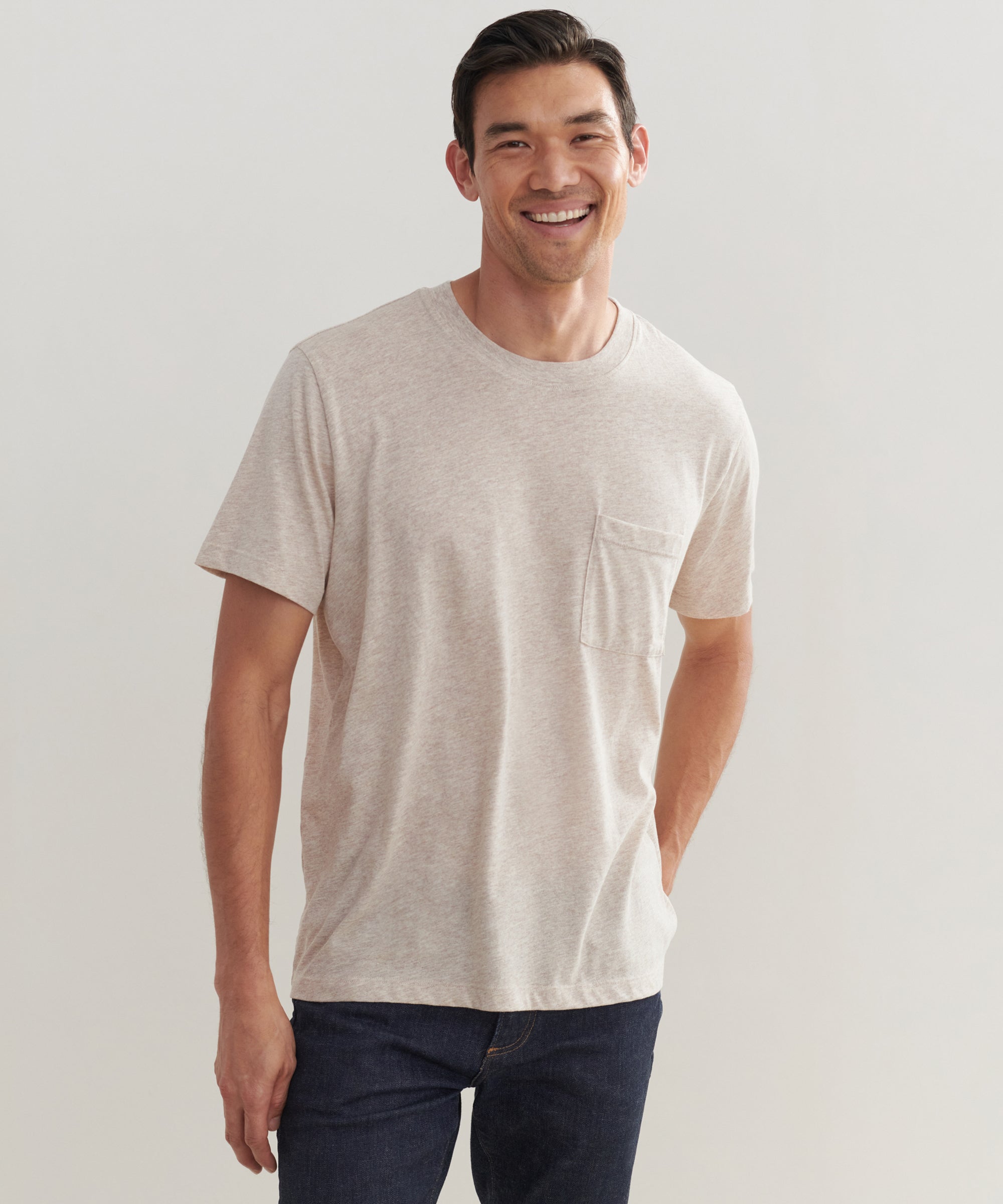 JENNI KAYNE store Cashmere Tee - Oatmeal