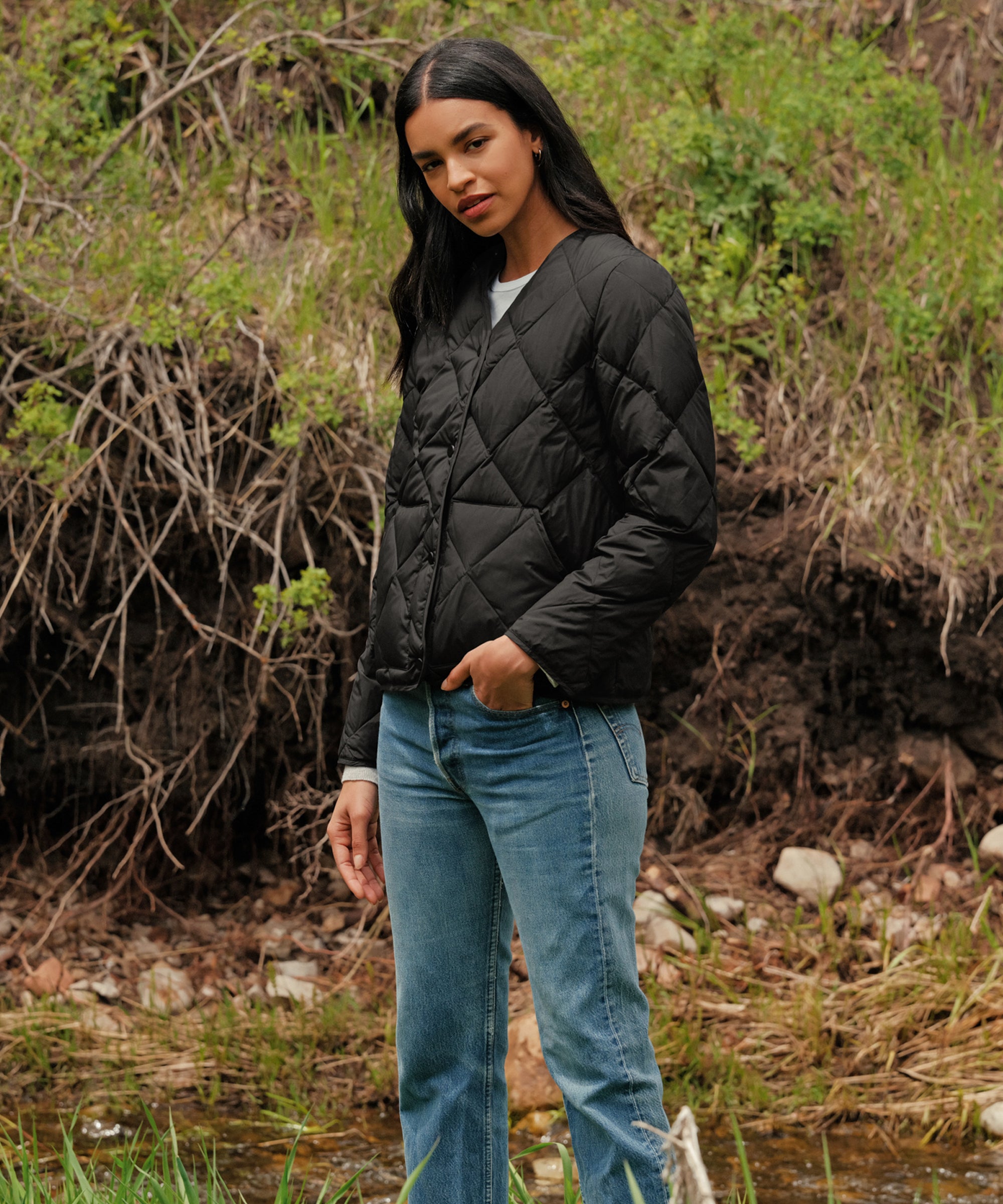 Quilted Puffer Jacket for Women
