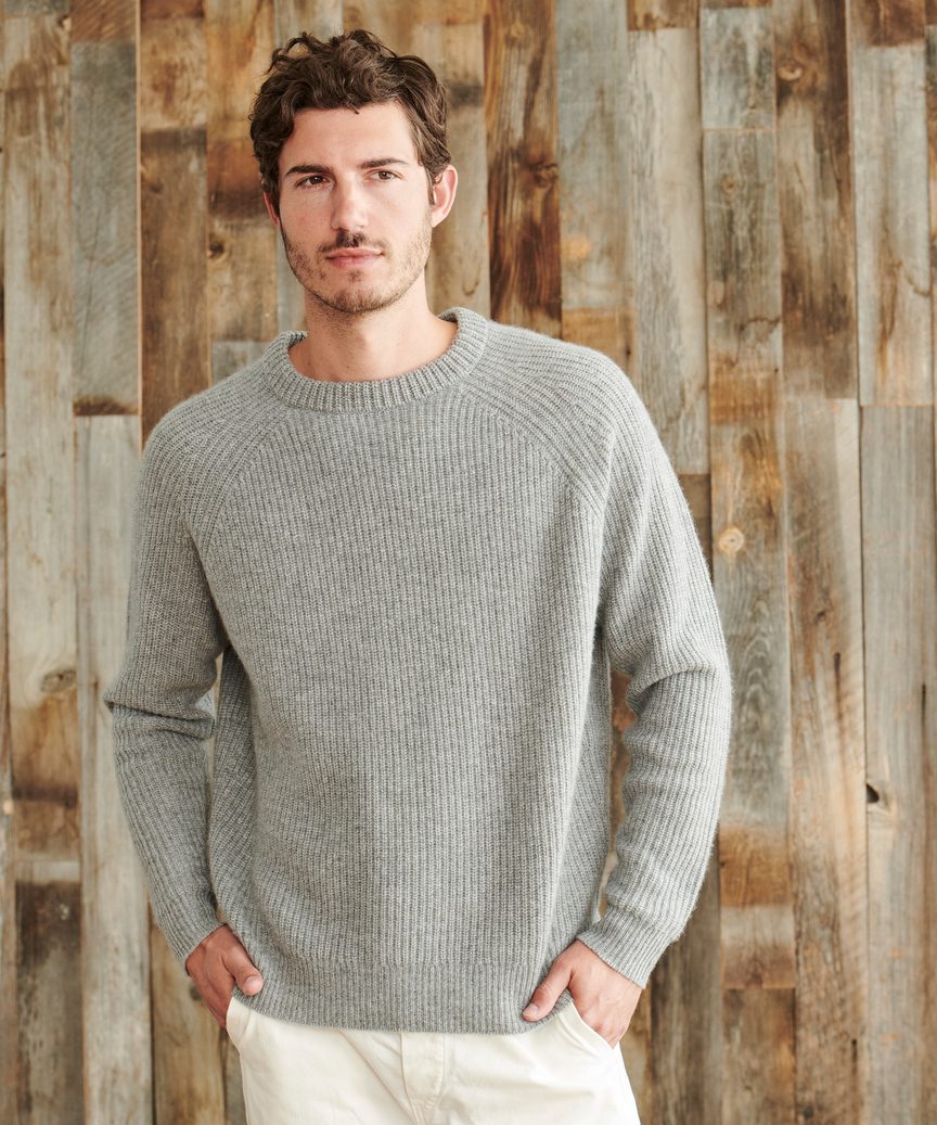 Men's Cashmere Fisherman Sweater