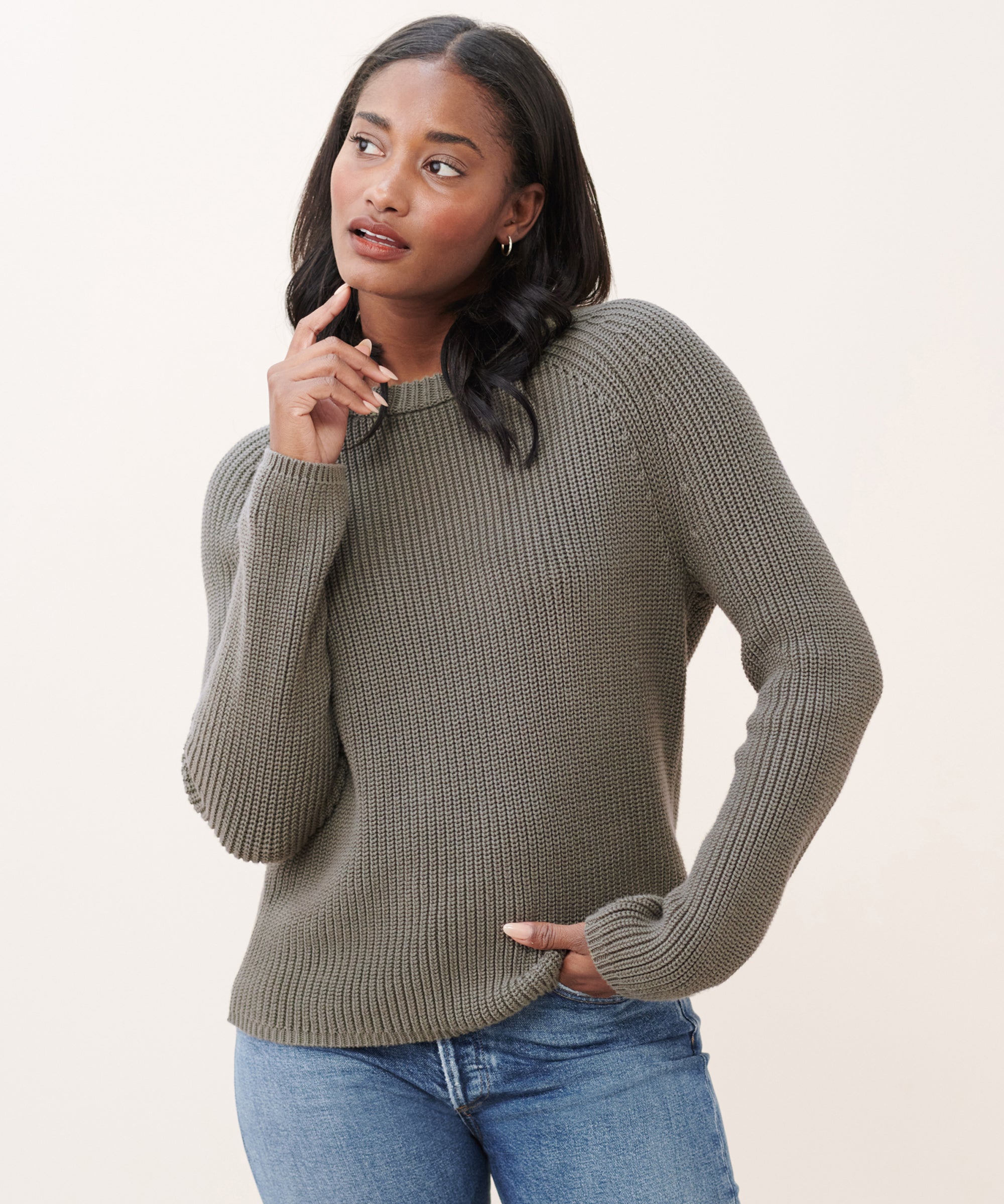 Jenni Kayne Kids' Cotton Fisherman Sweater Size 4-5
