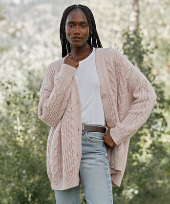 Jenni Kayne Pink cheapest Wool Cardigan