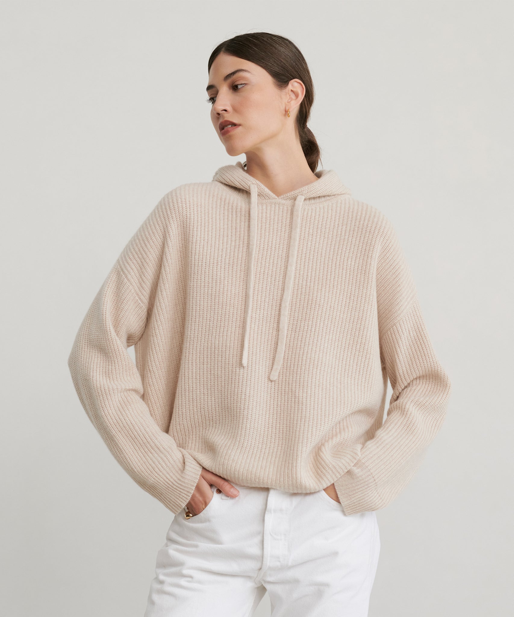 Cashmere Fisherman Hoodie – Jenni Kayne