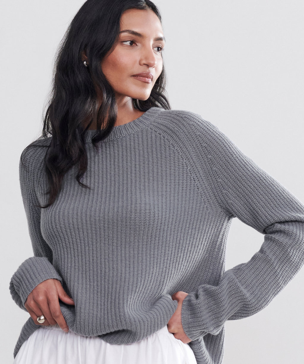 Jenni kayne cashmere fisherman sweater hotsell