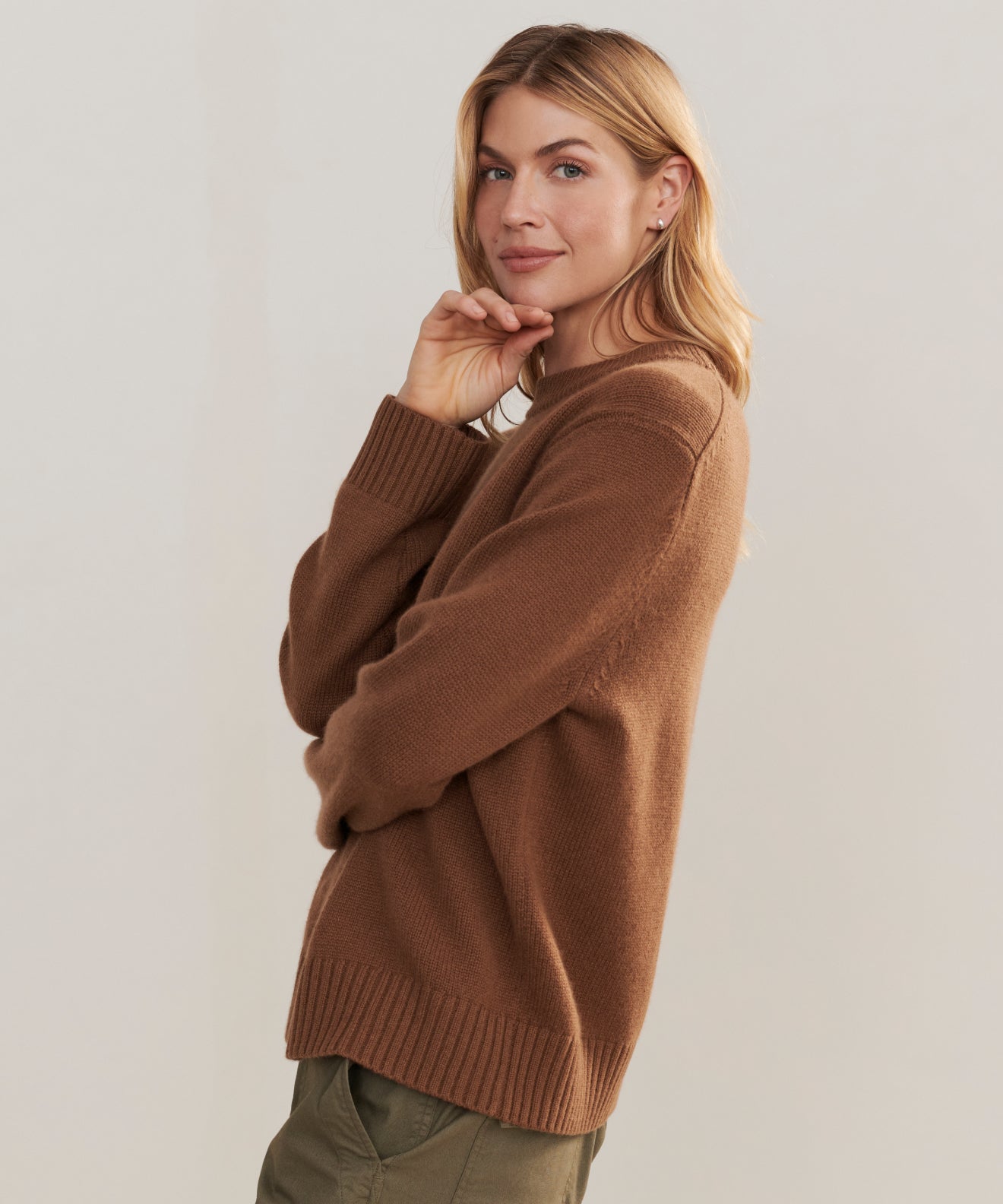 Cashmere Oversized Crewneck