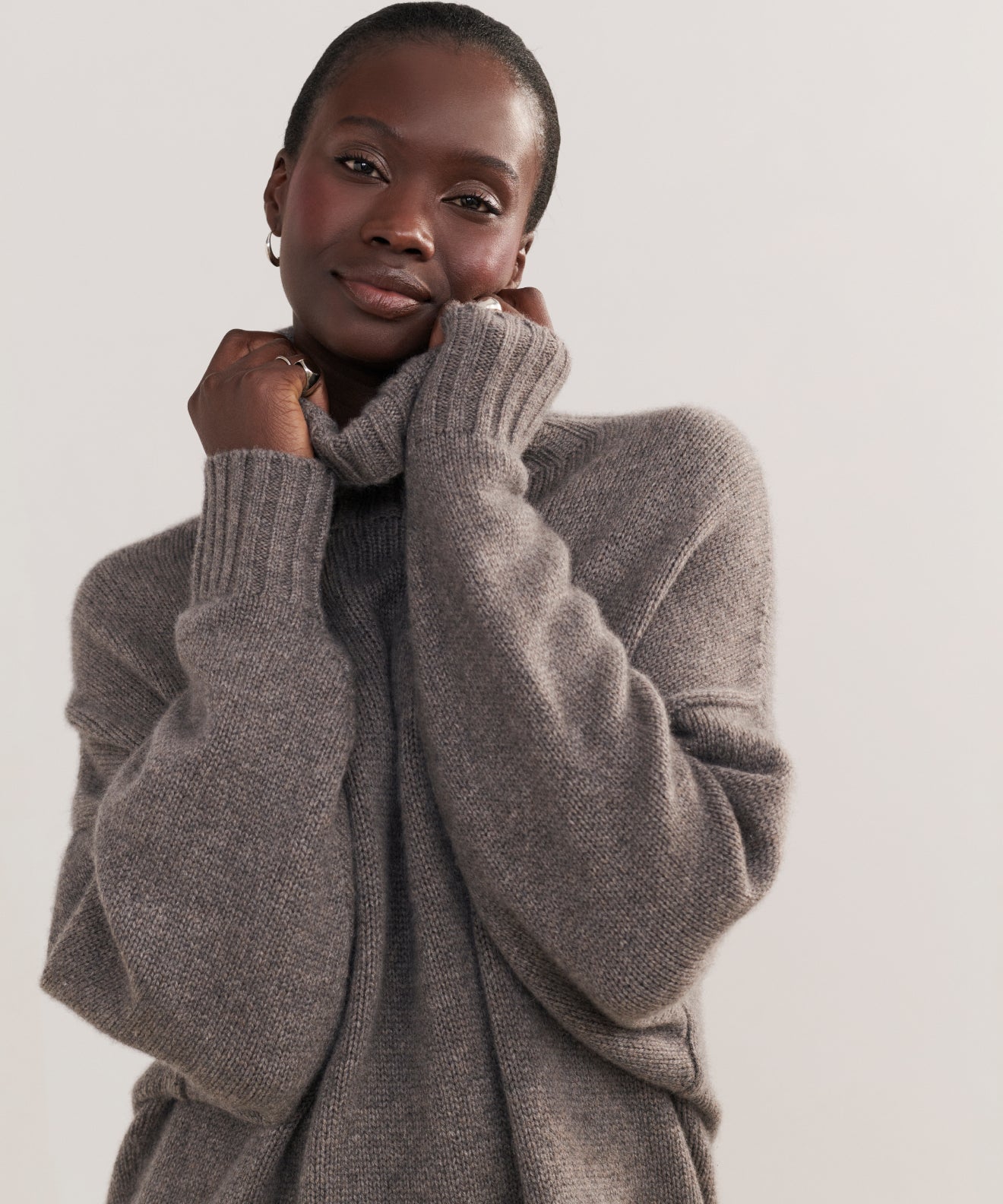 Women's Cashmere Porter Turtleneck Shadow | Jenni Kayne