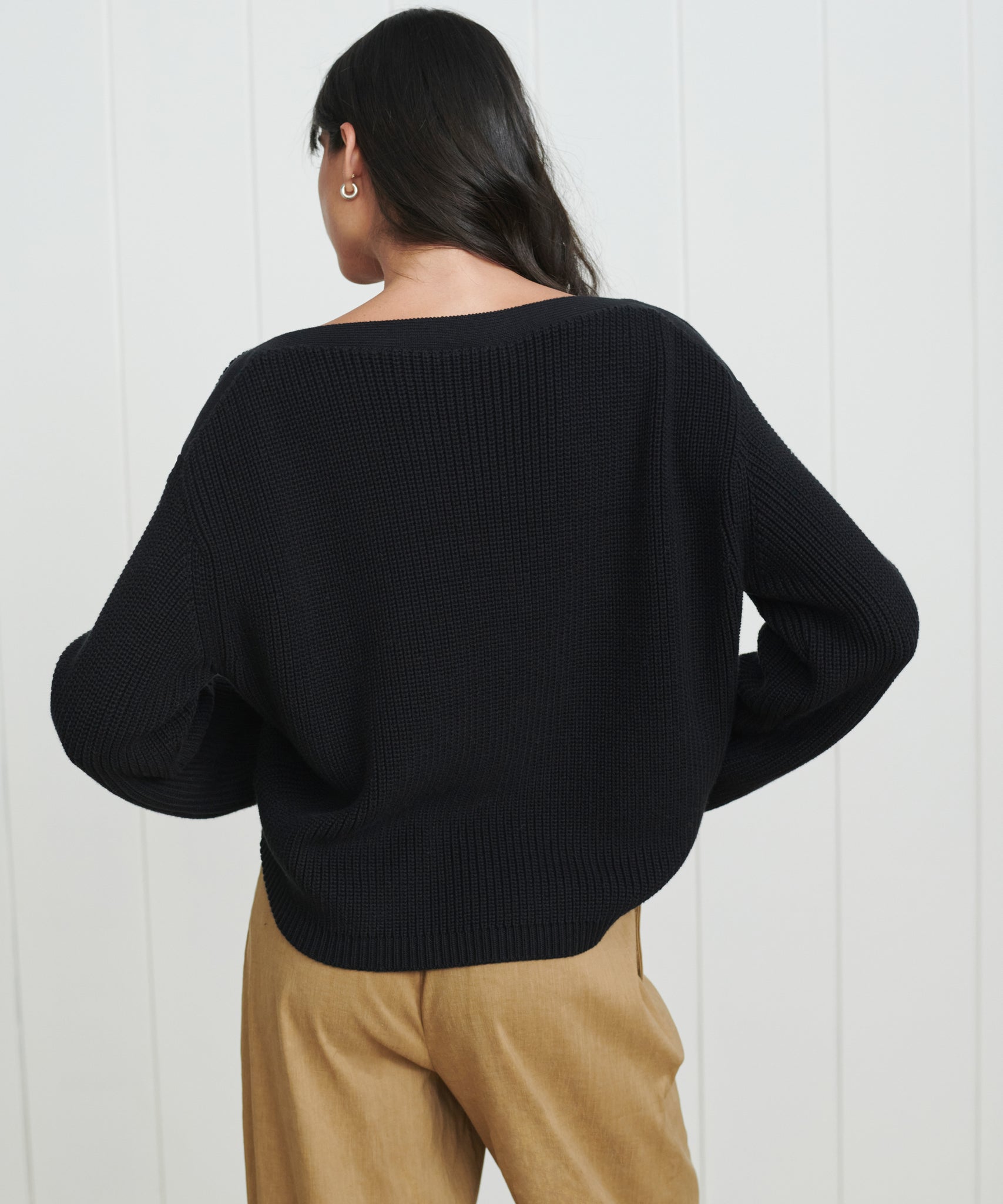 Cotton Boatneck Sweater – Jenni Kayne