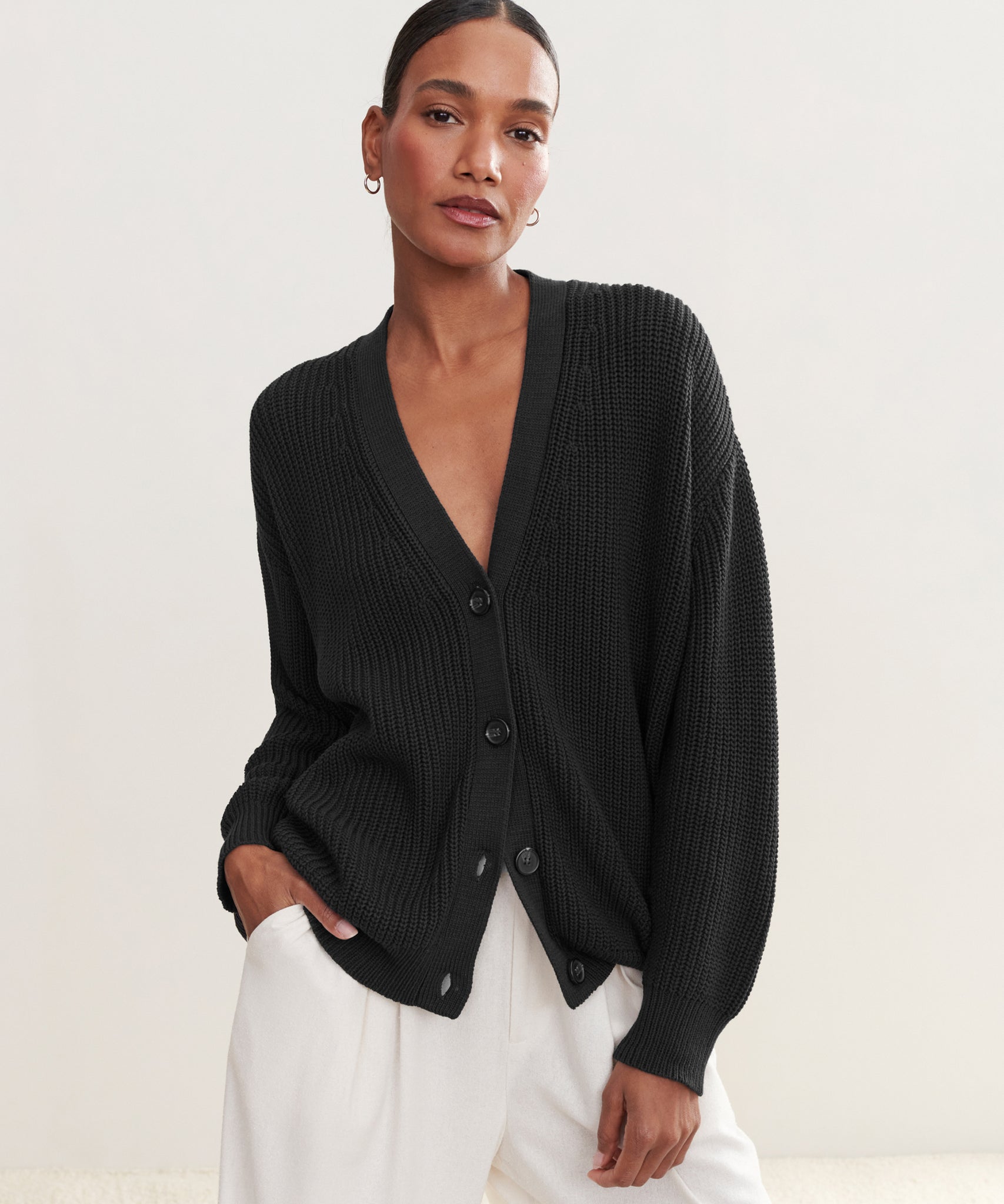 Cotton Cocoon Cardigan – Jenni Kayne