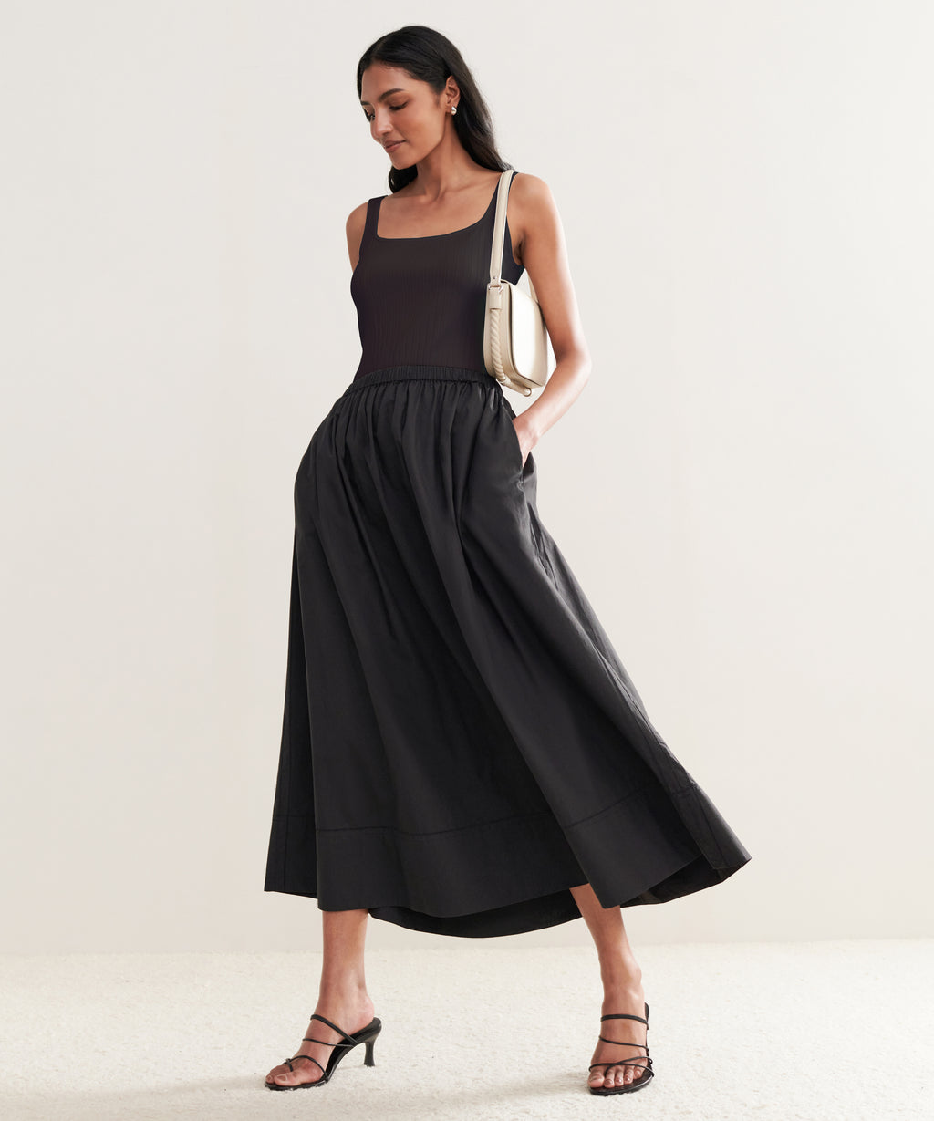 Black knee length skirt 8x10 best sale