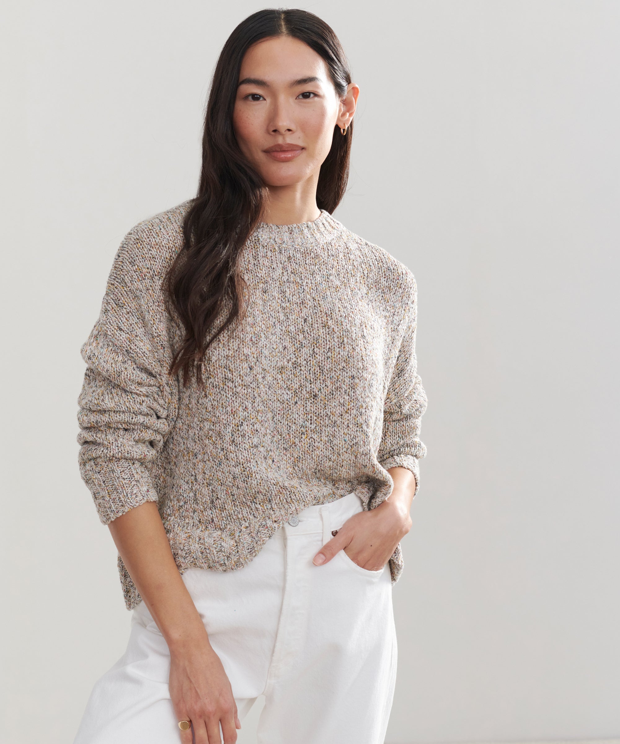 Cropped Cocoon Crewneck – Jenni Kayne