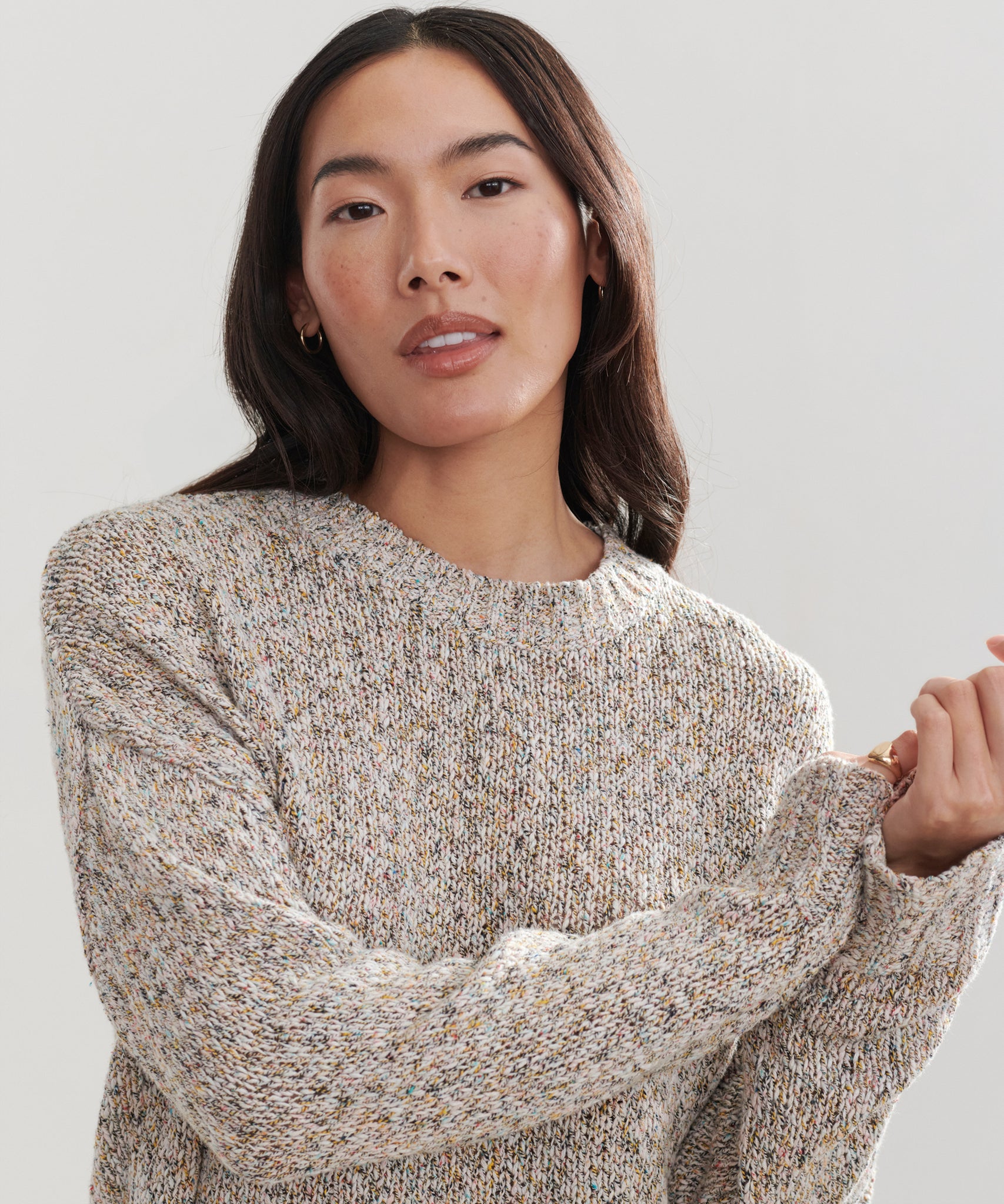 Cropped Cocoon Crewneck – Jenni Kayne