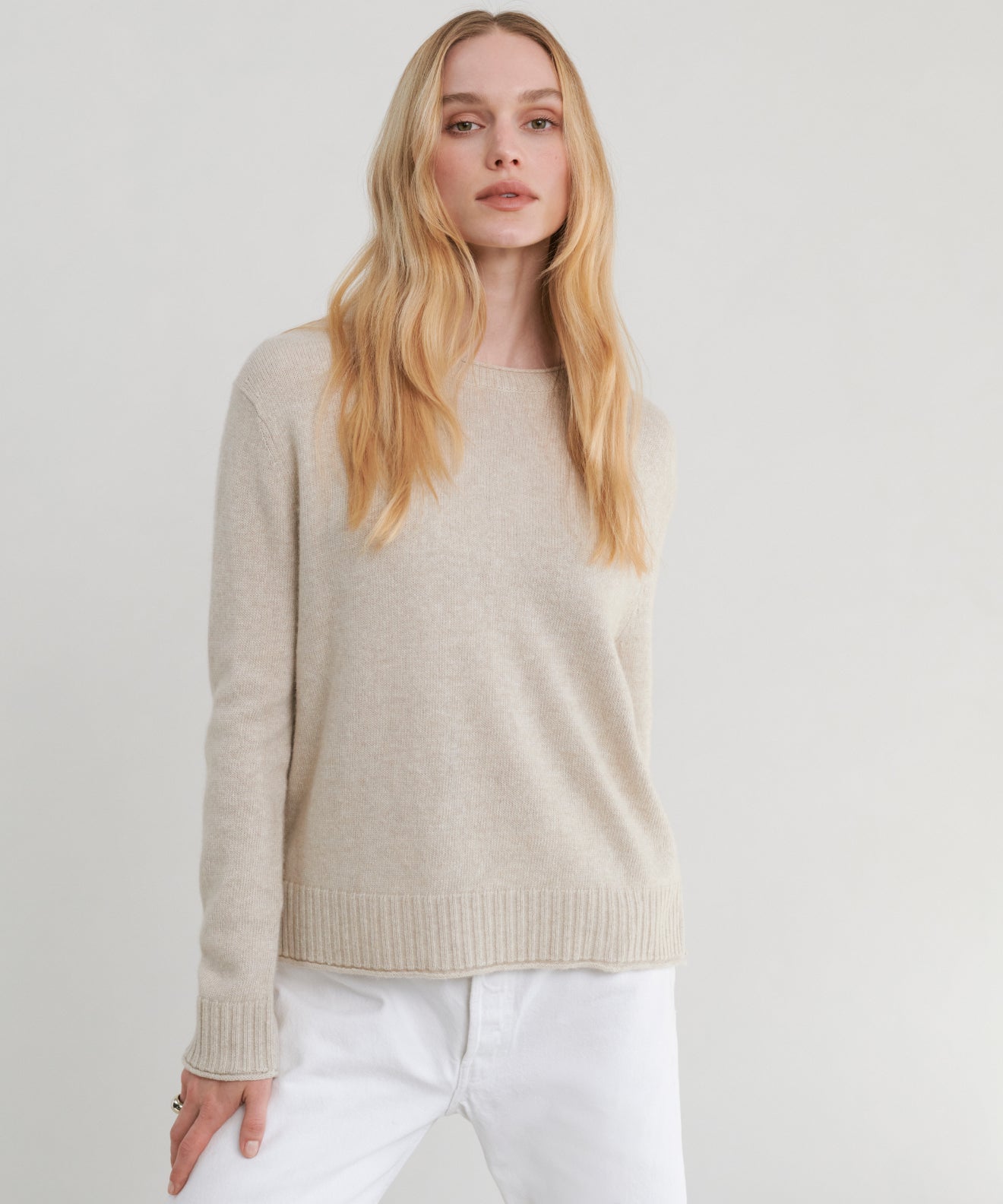 Women's Everyday Sweater Oatmeal | Jenni Kayne