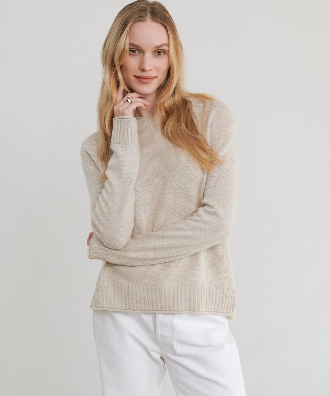 Women's Everyday Sweater Oatmeal | Jenni Kayne