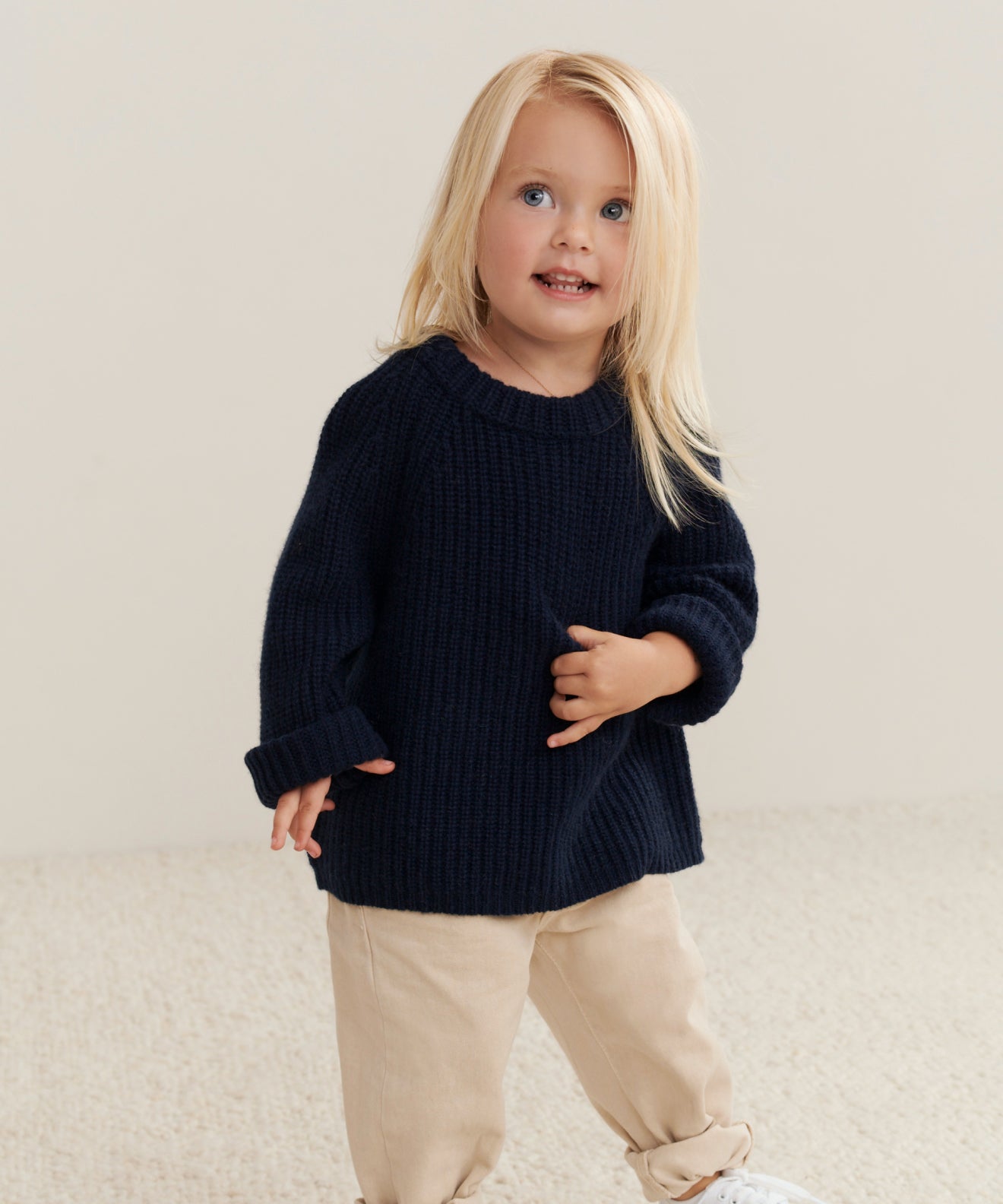 Kids' Cashmere Fisherman