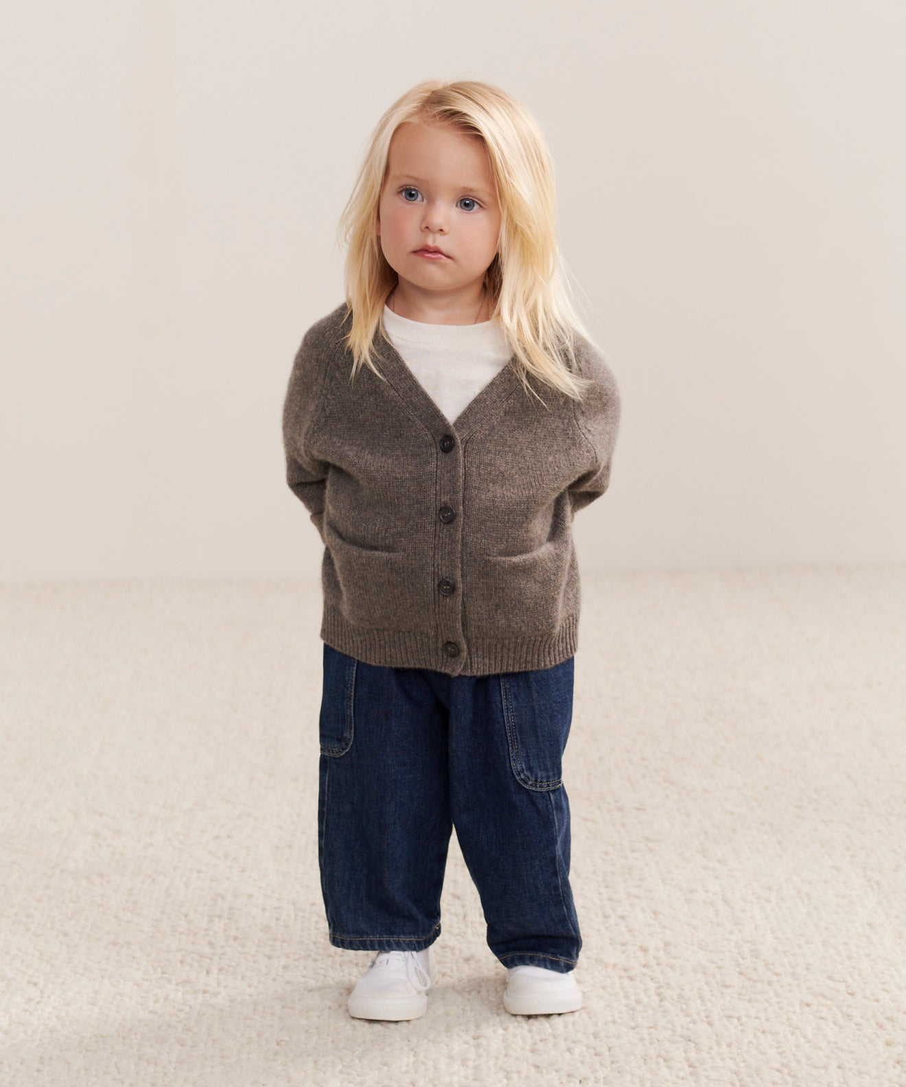 Kids' Cashmere Stanford Cardigan