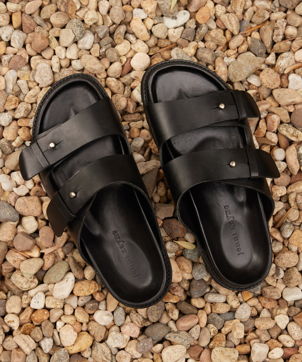Buy Women Black Sandals Online - 783273 | Van Heusen