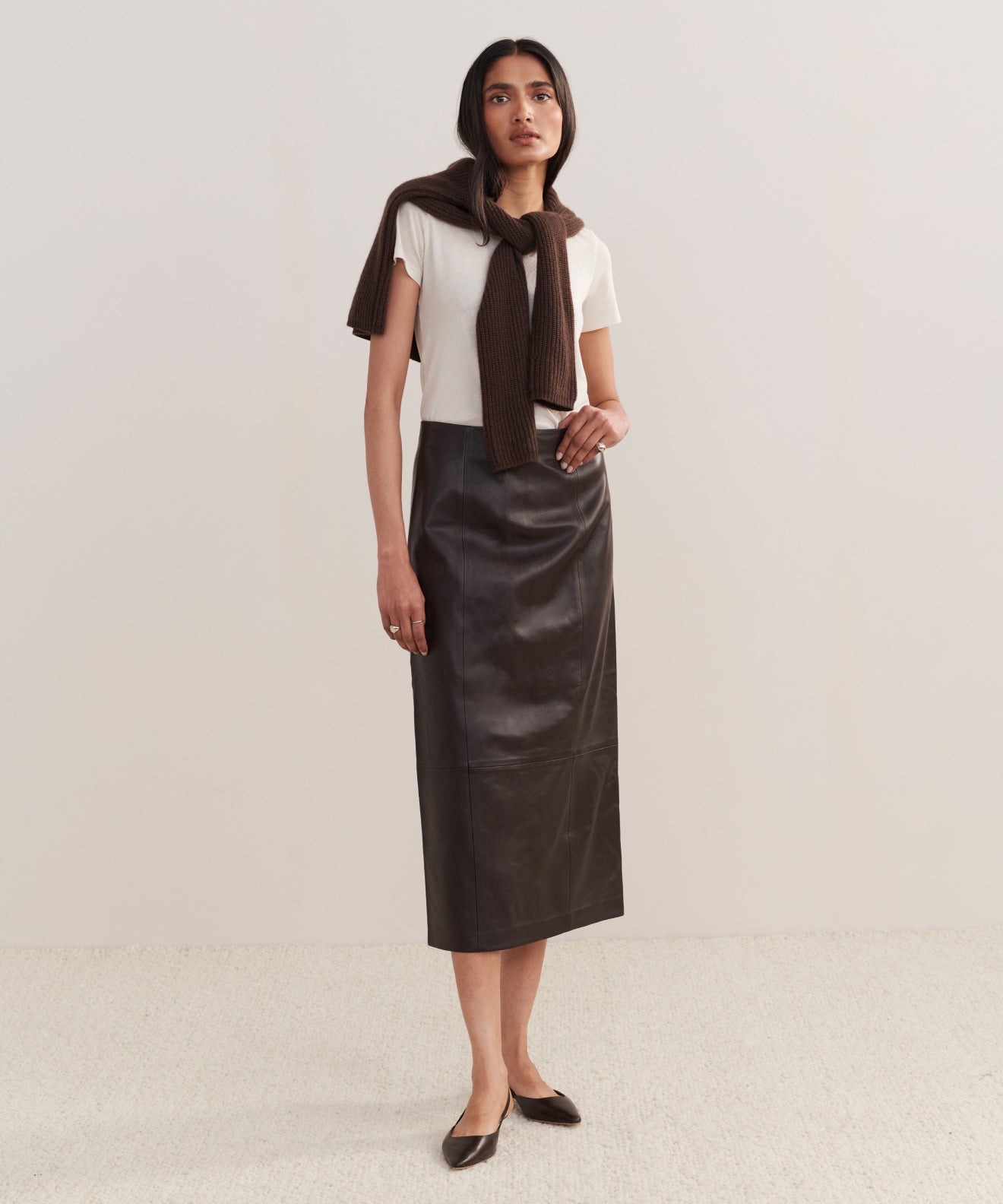 Leather Sienna Skirt