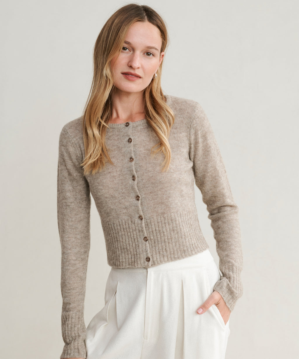 Jenni Kayne Women's Cable Cardigan Sweater