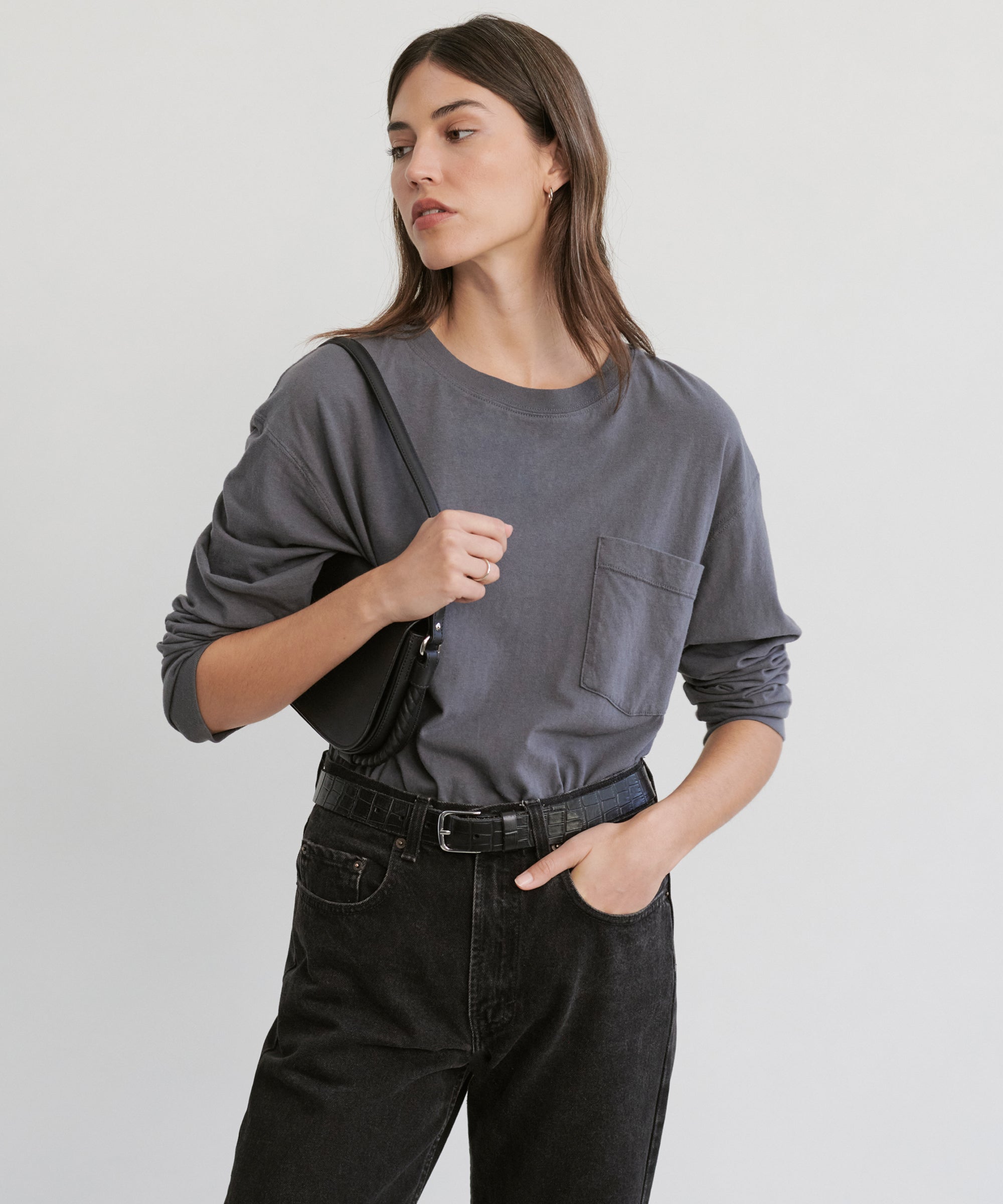 Long-Sleeve Vintage Pocket Tee – Jenni Kayne