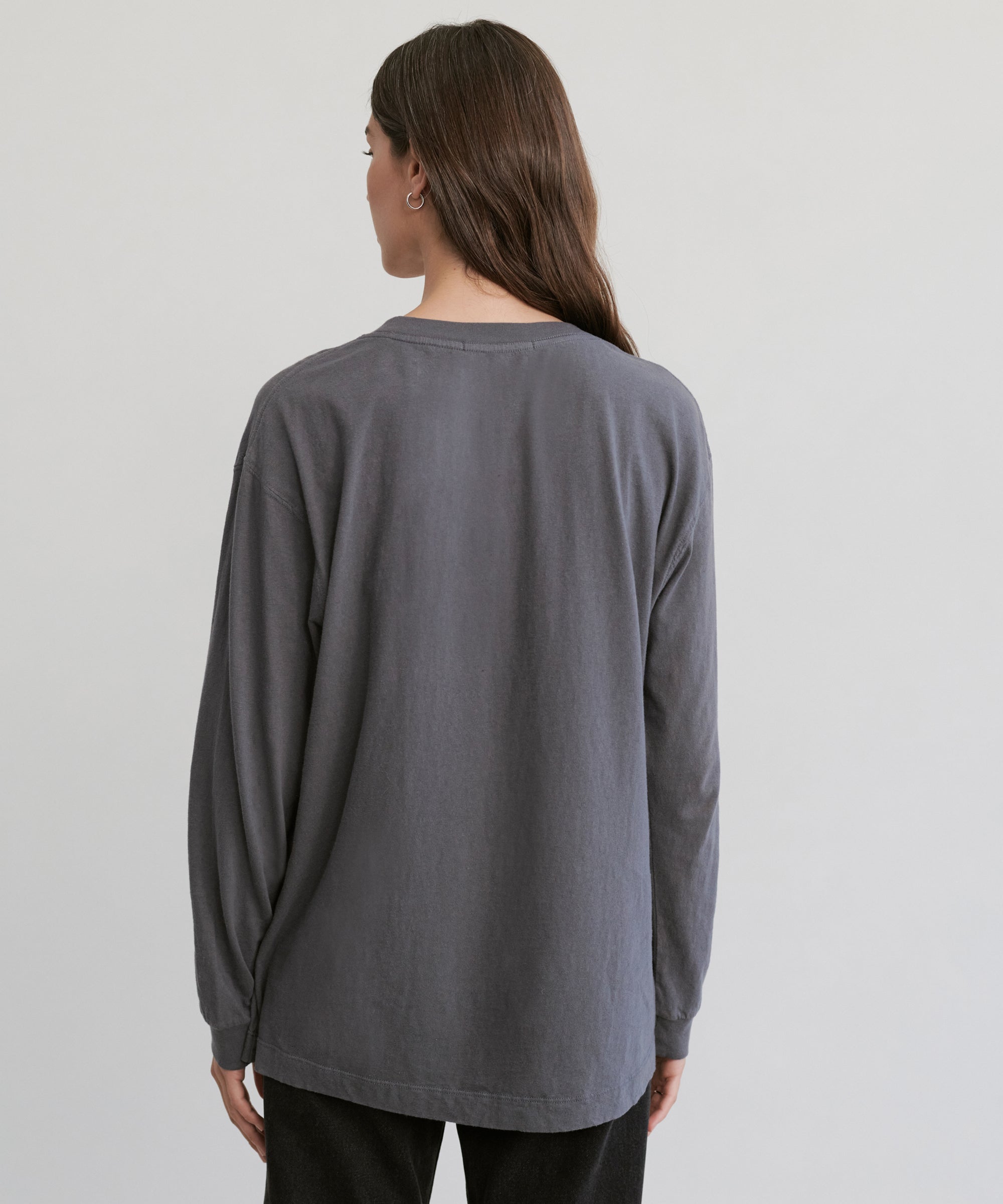 Long-Sleeve Vintage Pocket Tee