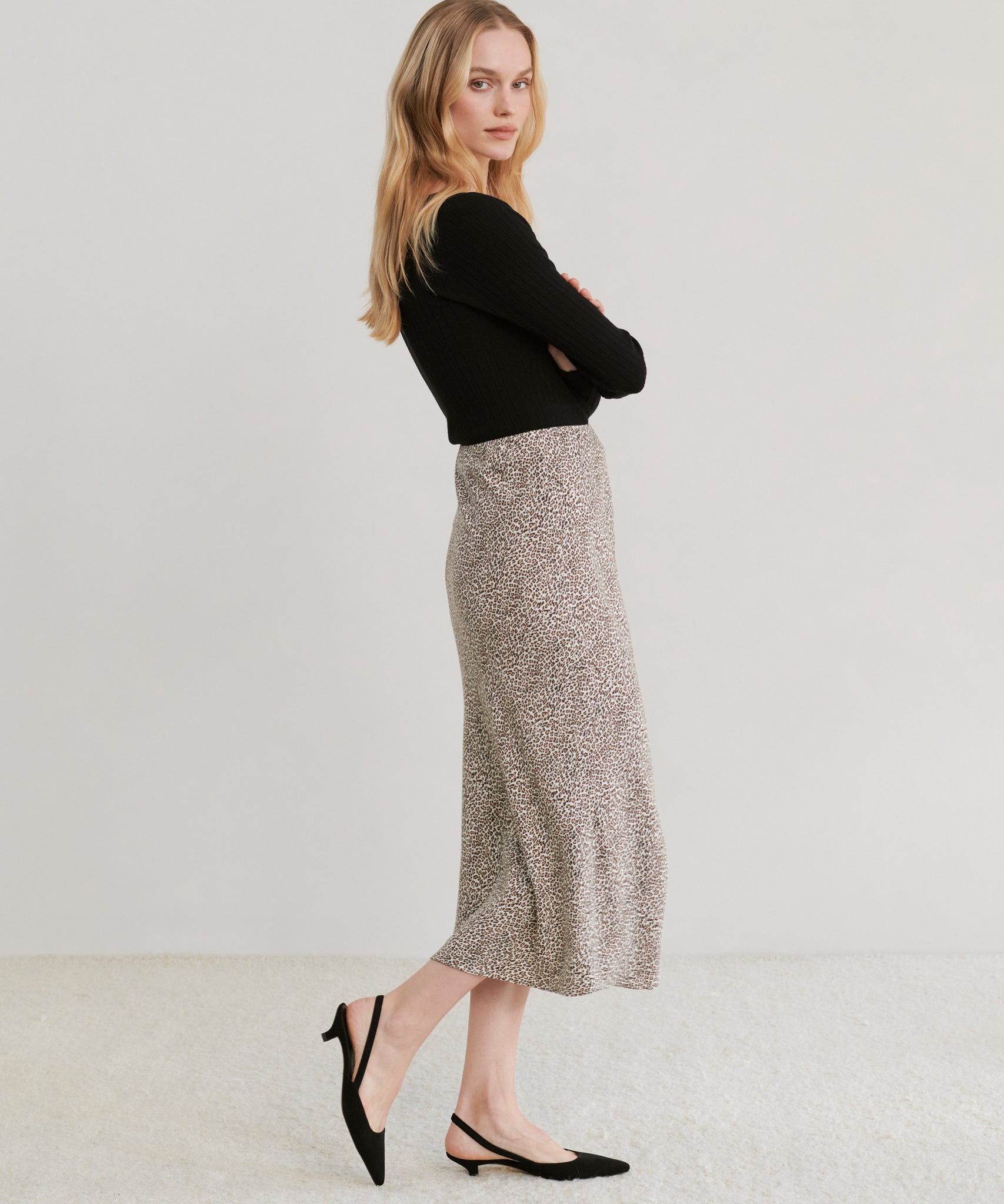 Leopard Slip Skirt – Jenni Kayne