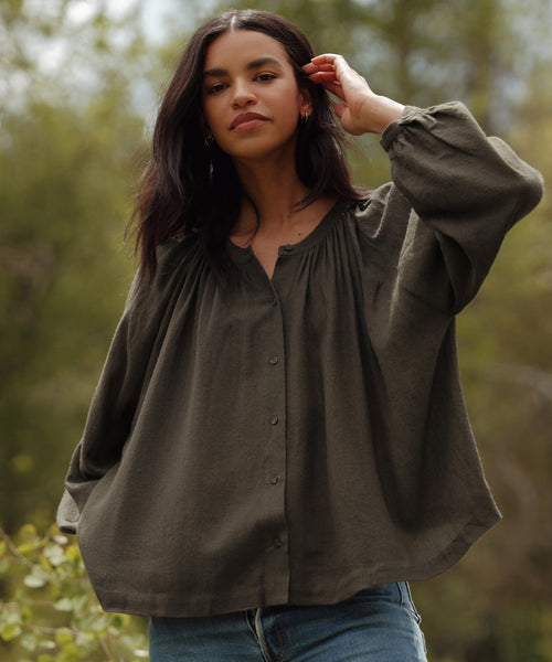 Long-Sleeve Willow Blouse – Jenni Kayne