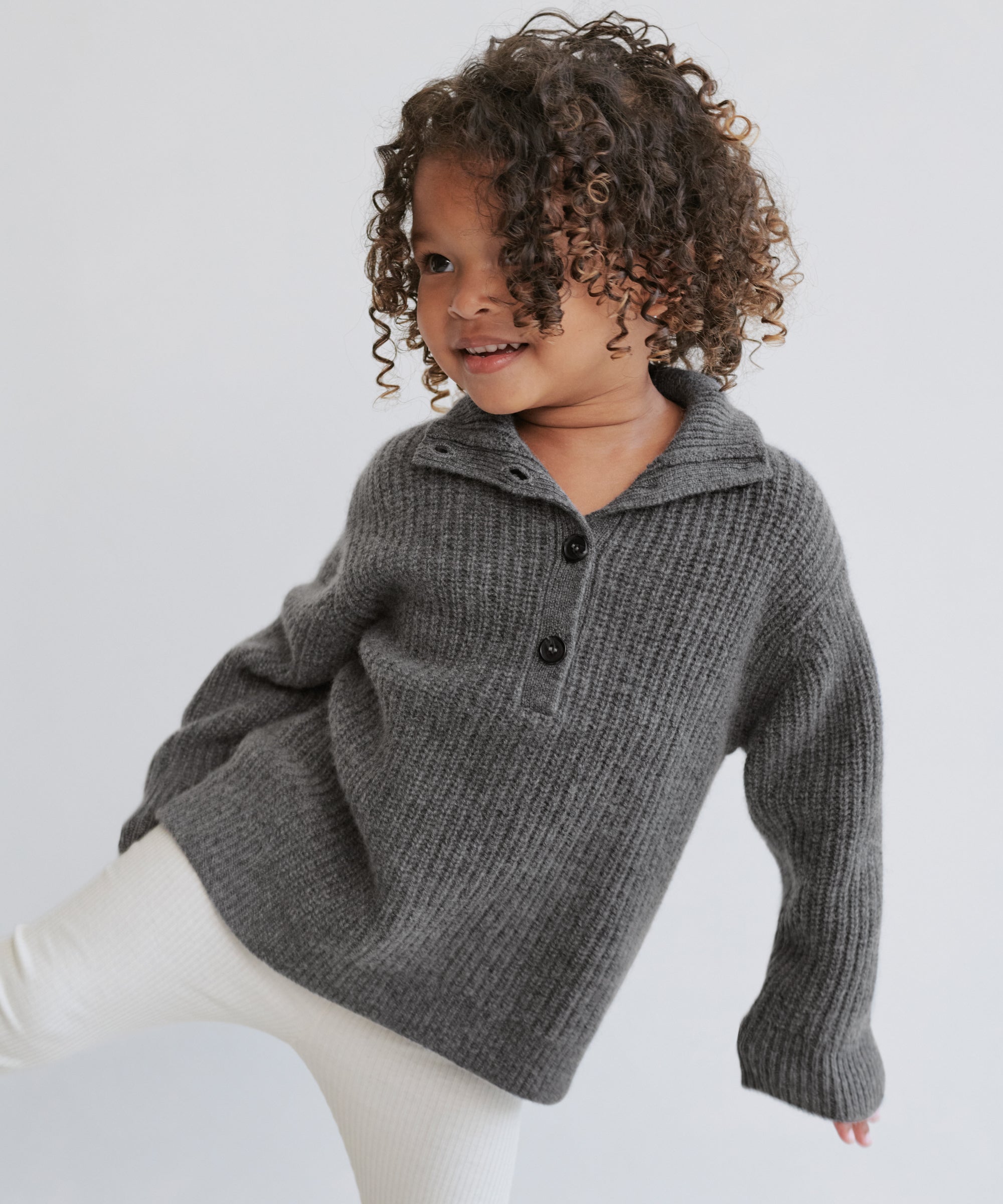 Kids' Button Pullover