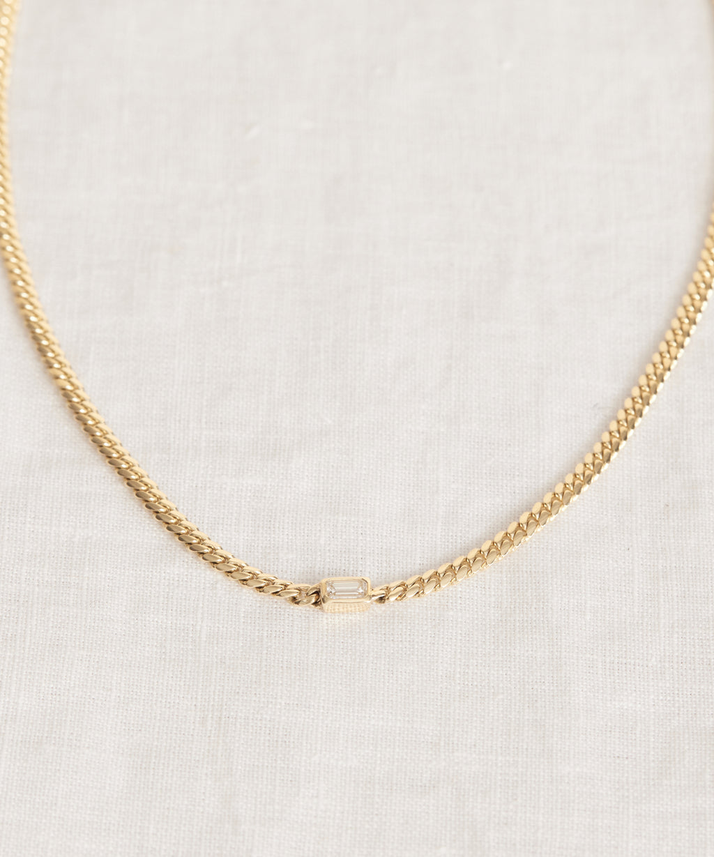 Merit Emerald Cut Necklace – Jenni Kayne