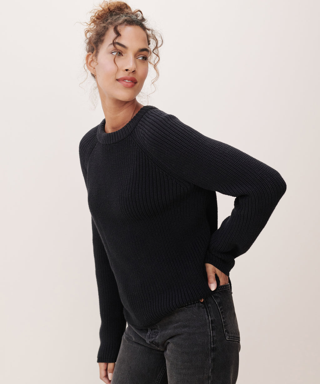 Black fisherman outlet jumper