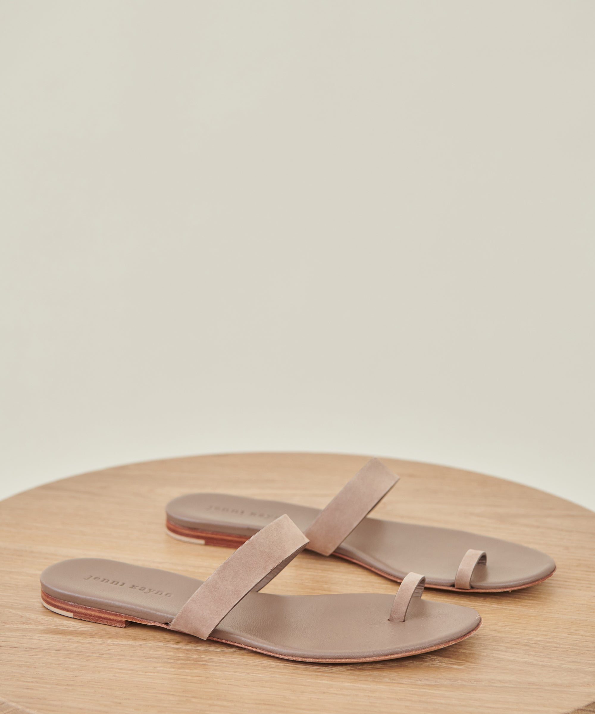 Oiled Leather Strap Sandal