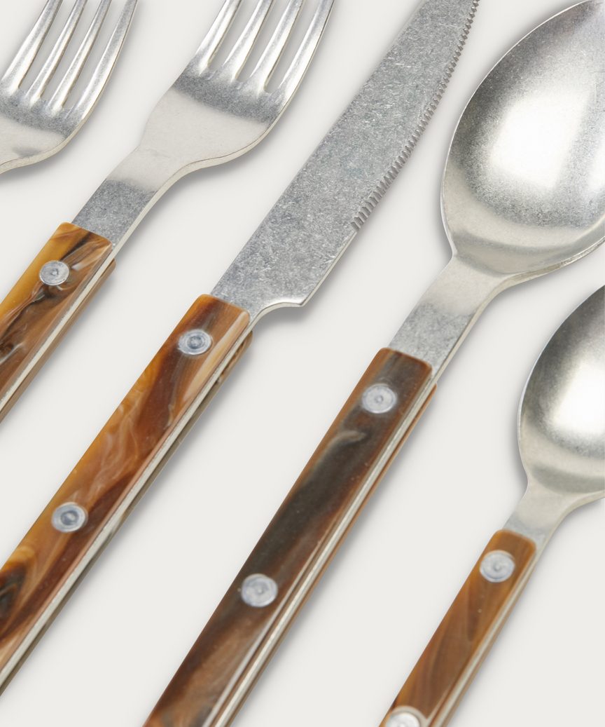 Sabre Bistrot Shiny-Finish Flatware, Stainless Steel on Food52