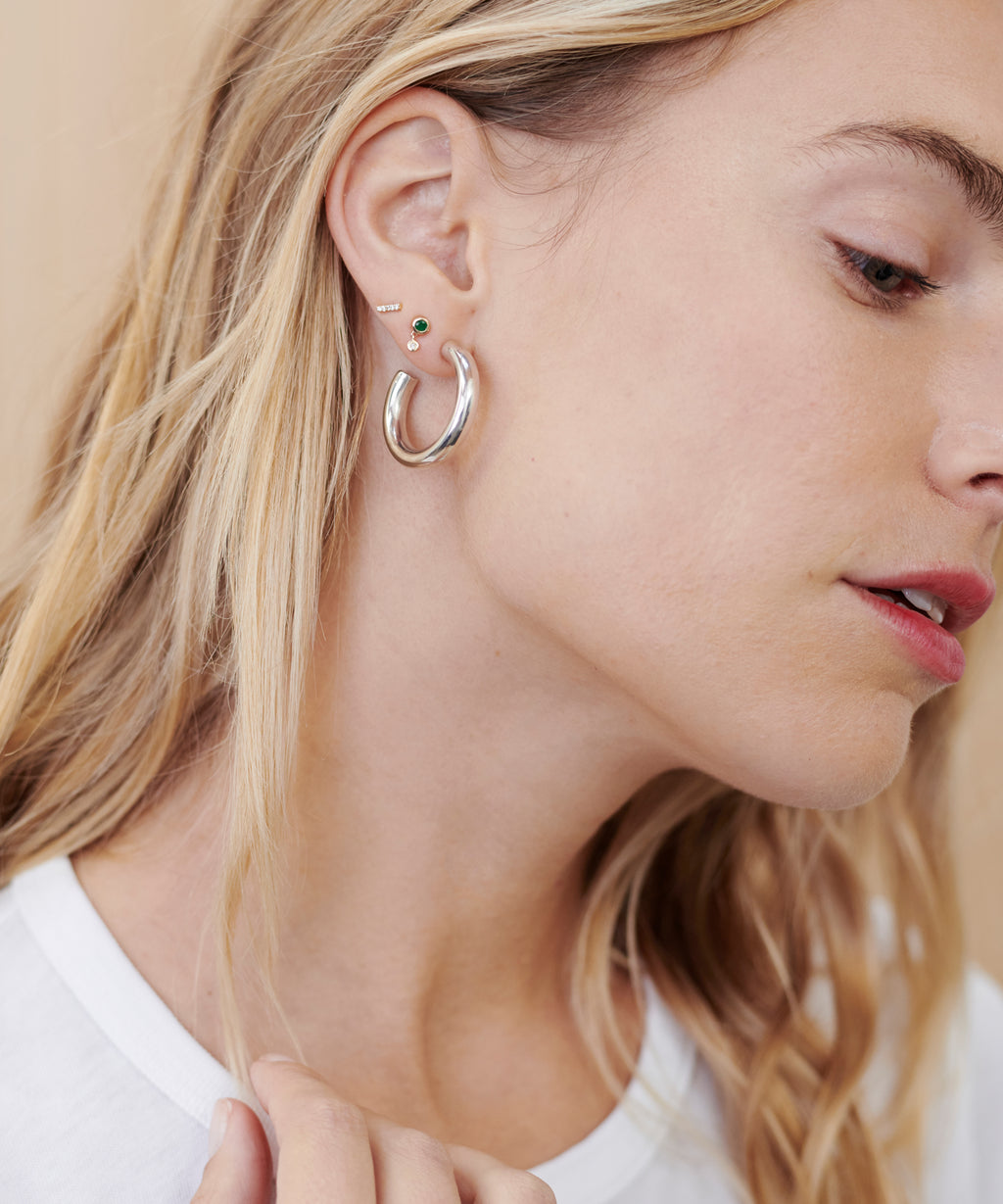 SOPHIE BUHAI SMALL EVERYDAY HOOPS - ピアス