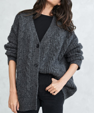 Cable Cocoon Cardigan – Jenni Kayne