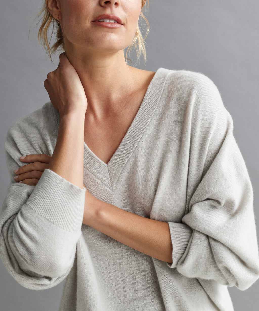 Jenni Kayne Women's Charlie V-Neck Sweater Size Small
