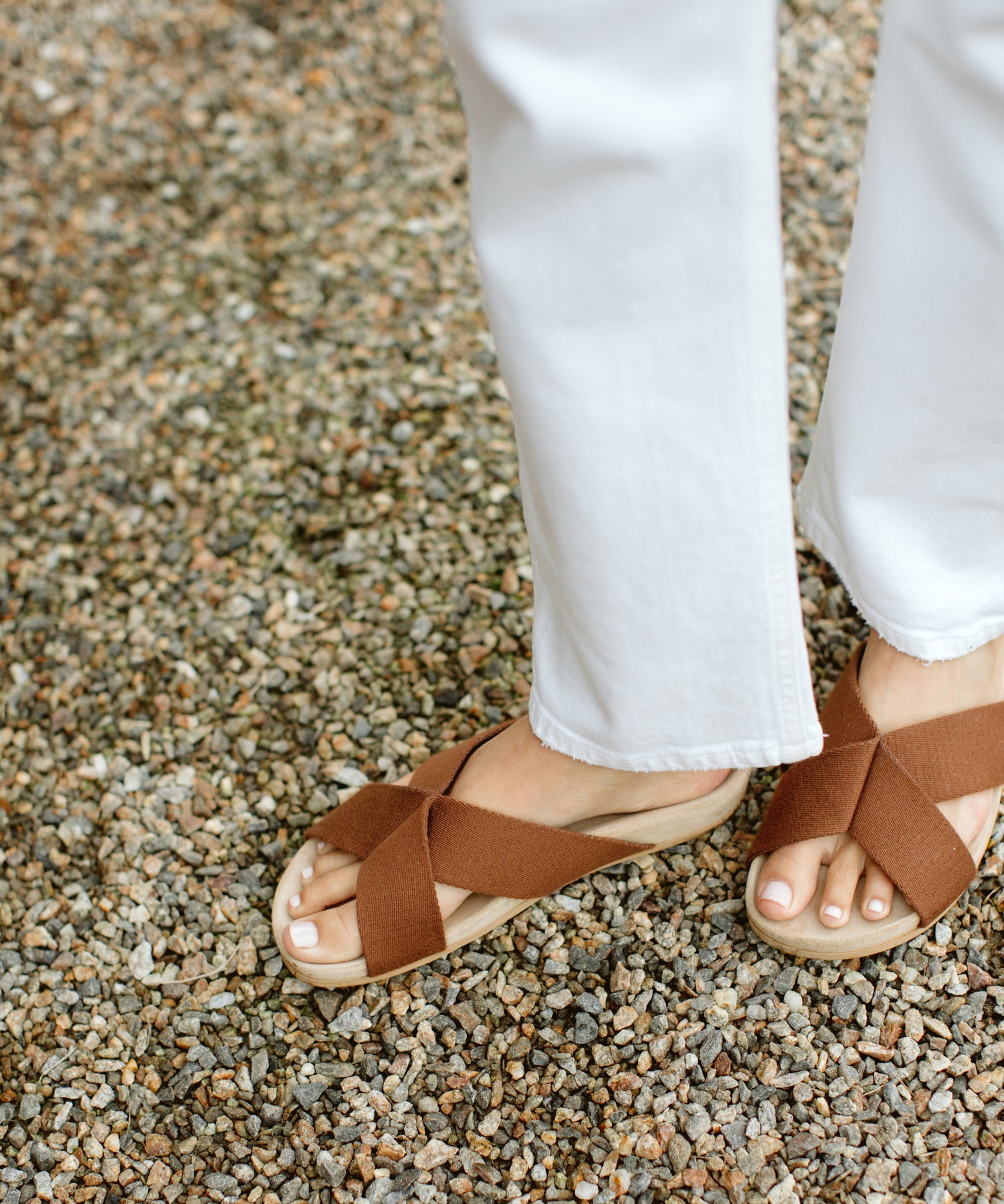 Cotton Crossover Sandal – Jenni Kayne