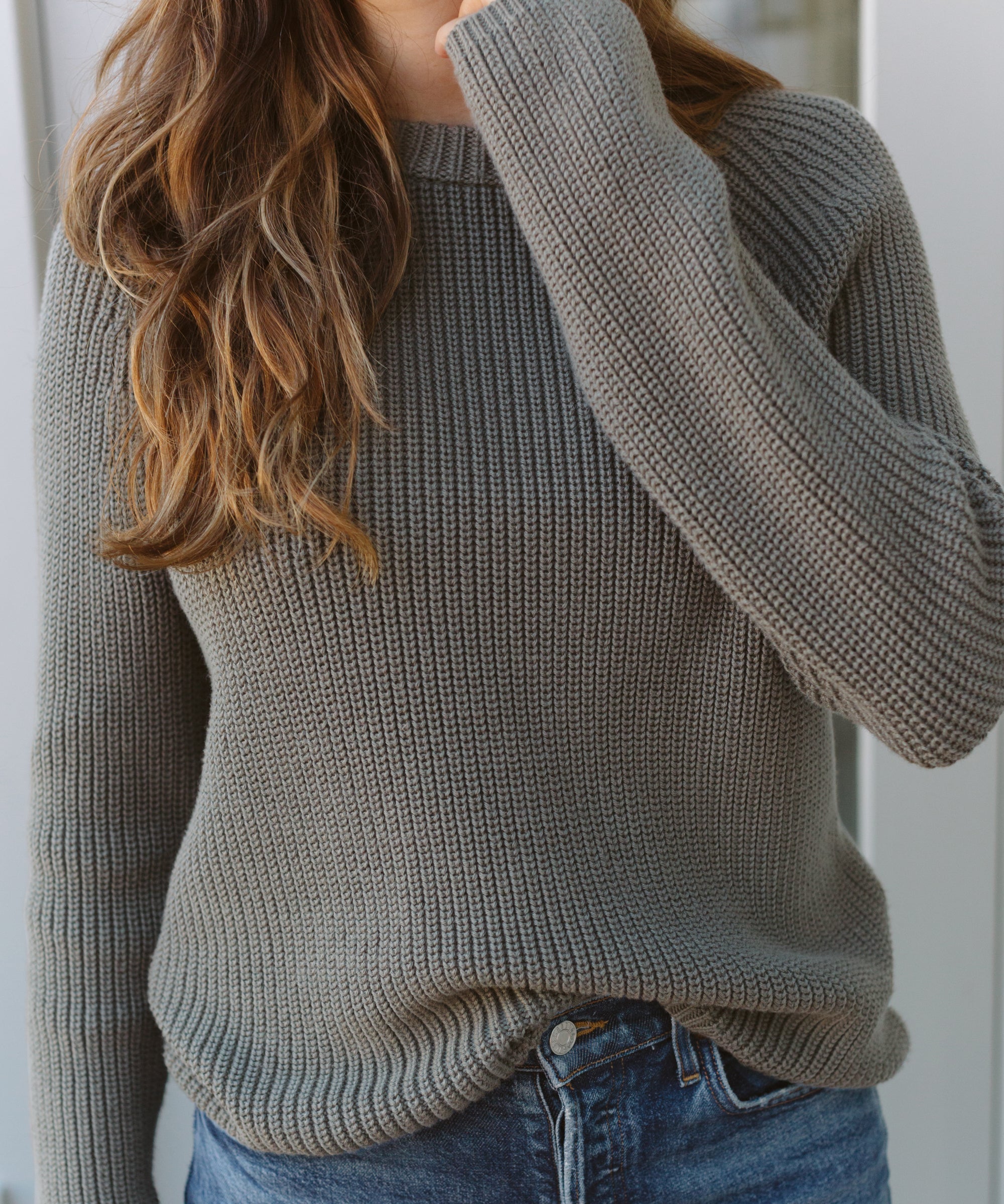 Cotton Fisherman Sweater – Jenni Kayne