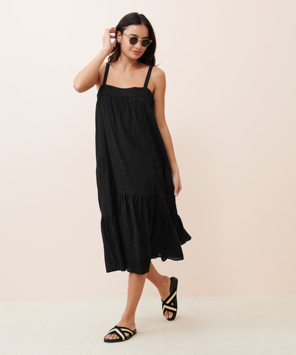 Jenni Kayne $690 SILK Lace Midi Dress 4 Crochet Cocktail hotsell BLACK Small Crewneck