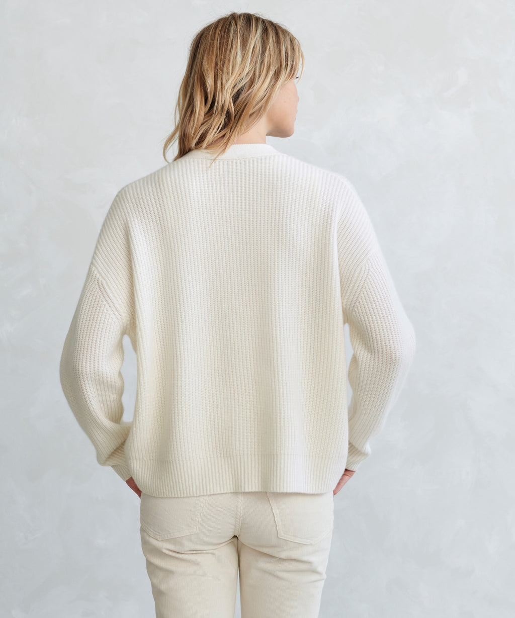 Knit Long Sleeve Cropped Cardigan in Meant To Bee