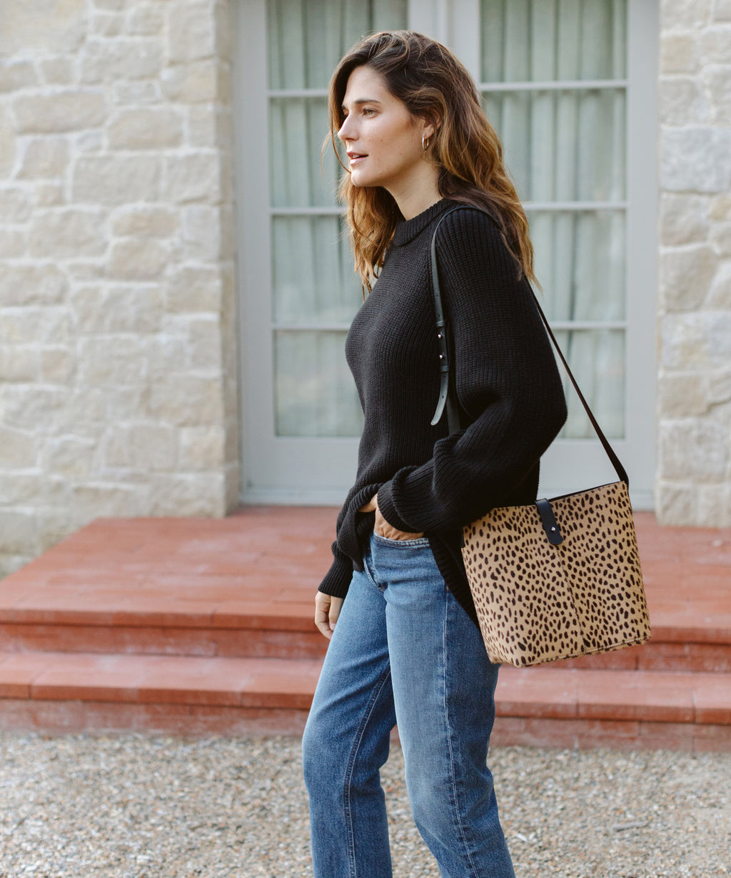 Mini Leather Drawstring Bag – Jenni Kayne