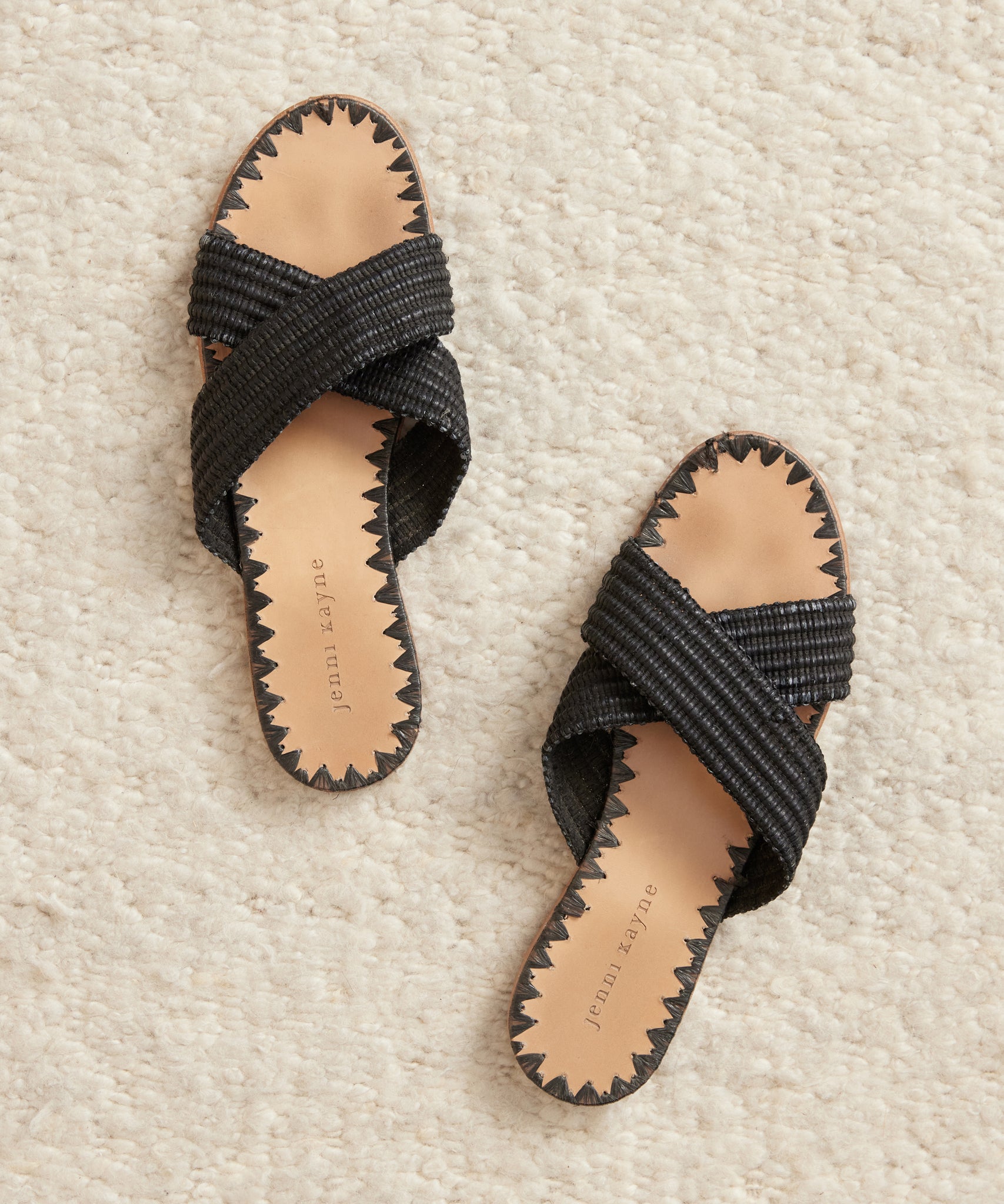 Raffia Crossover Sandal – Jenni Kayne