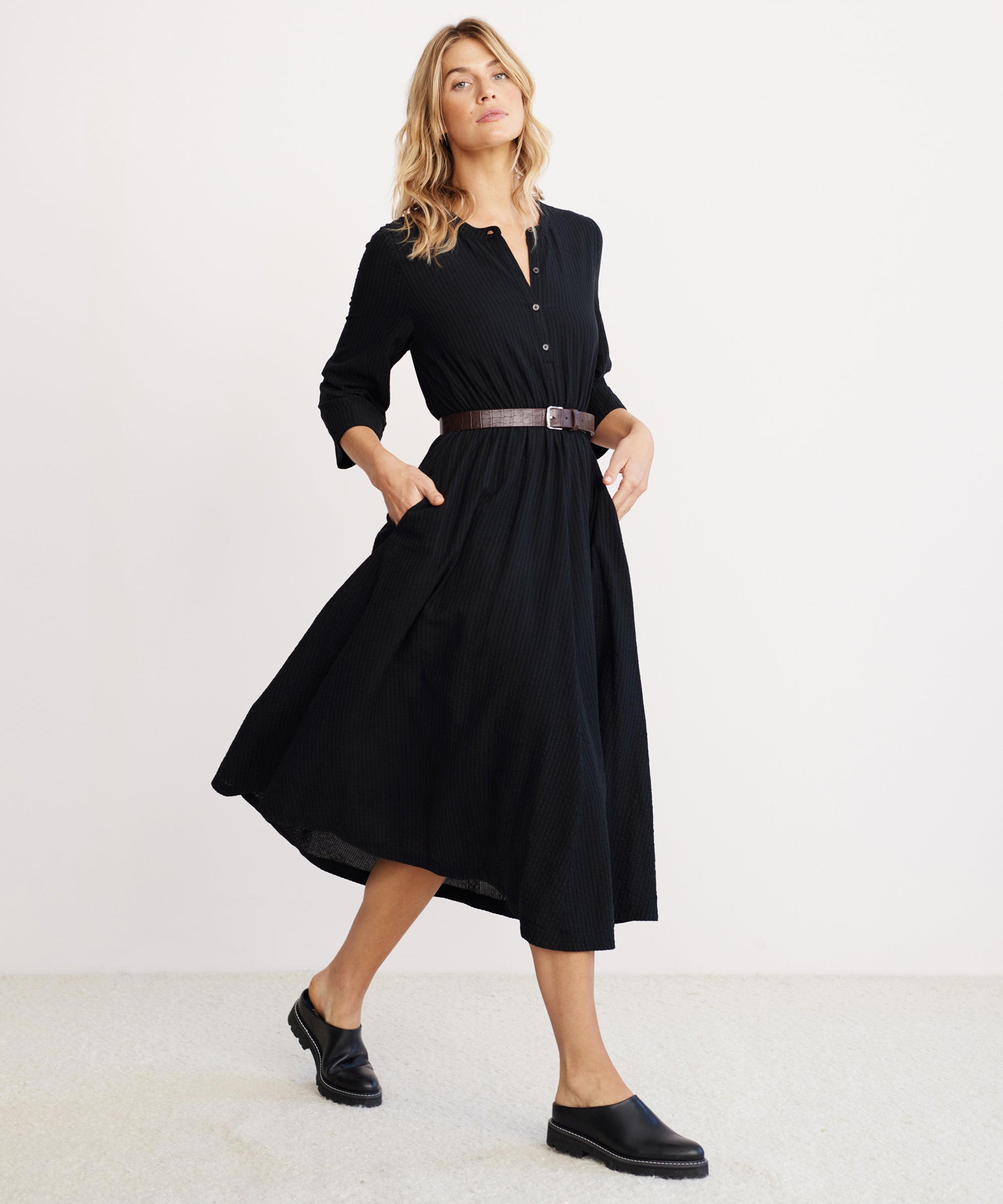 Seersucker shop shirt dress