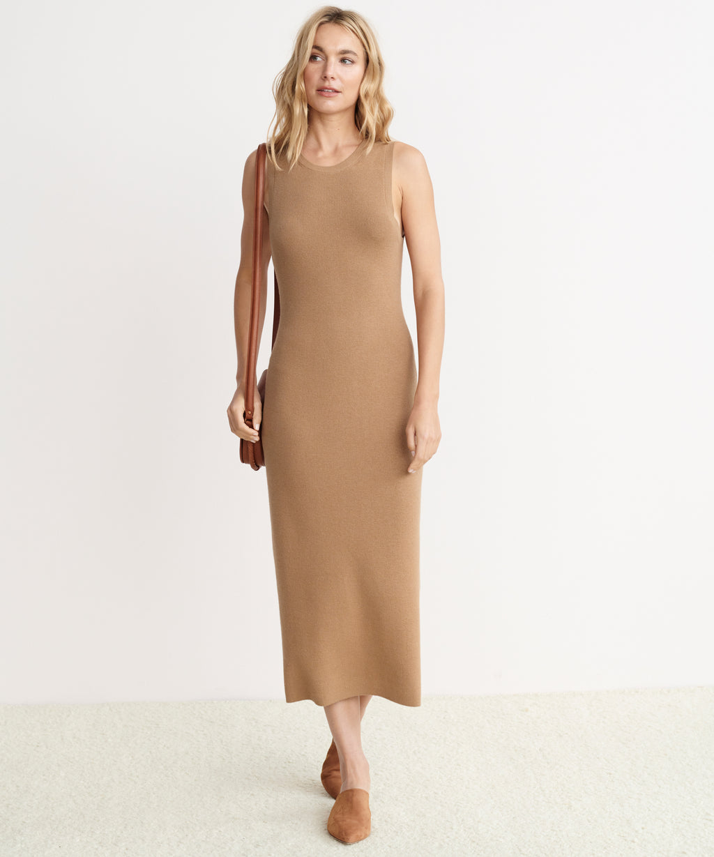 Leather Accent Denim Mini Dress - Women - Ready-to-Wear
