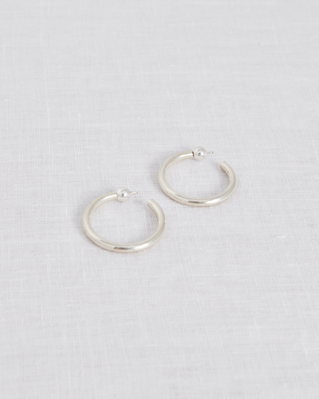 Small Clara Hoops Sterling Silver